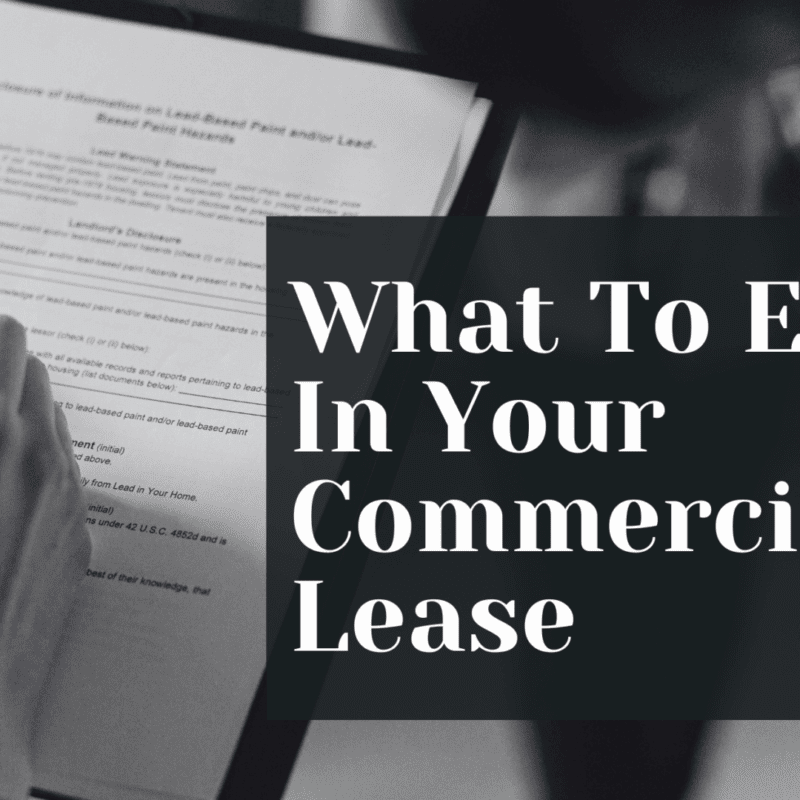 What To Expect In Your Commercial Lease